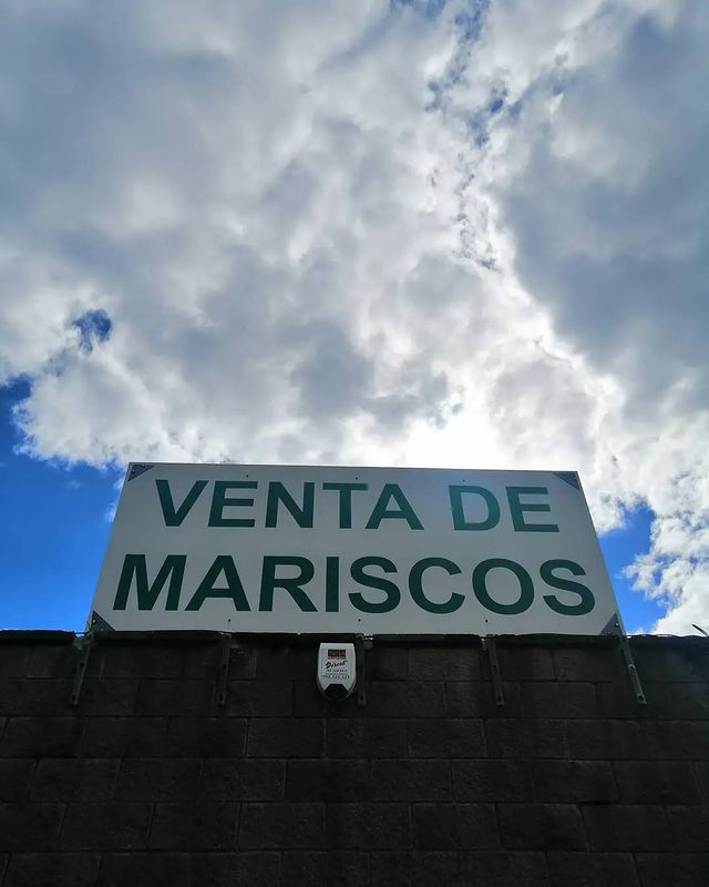 Punto de venta de marisco en Asturias